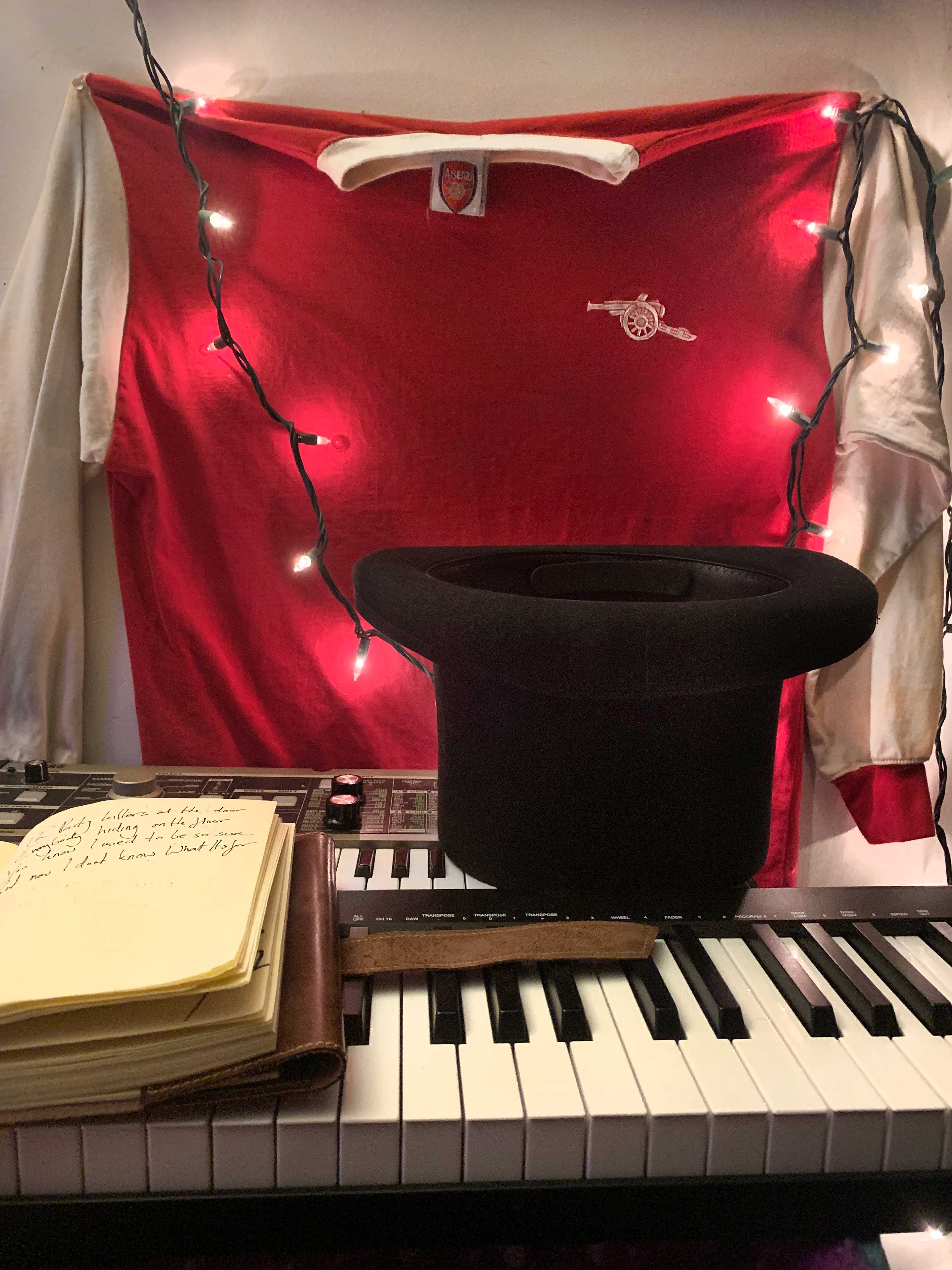 Corner of the studio dedicated to the Arsenal legend - Trevor Tanner