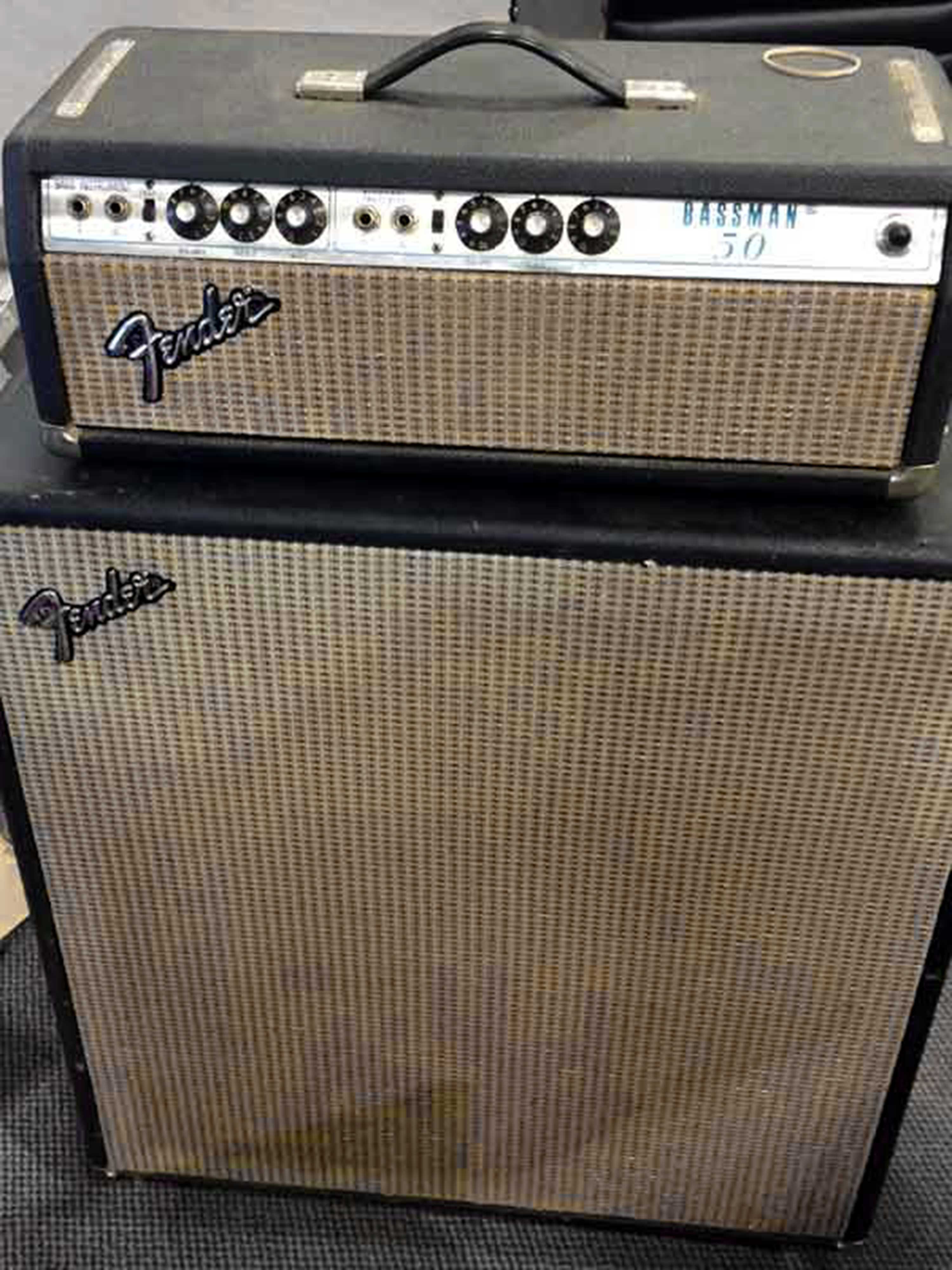 1970's Fender 50 Watt Bassman Amp and Cab - Trevor Tanner