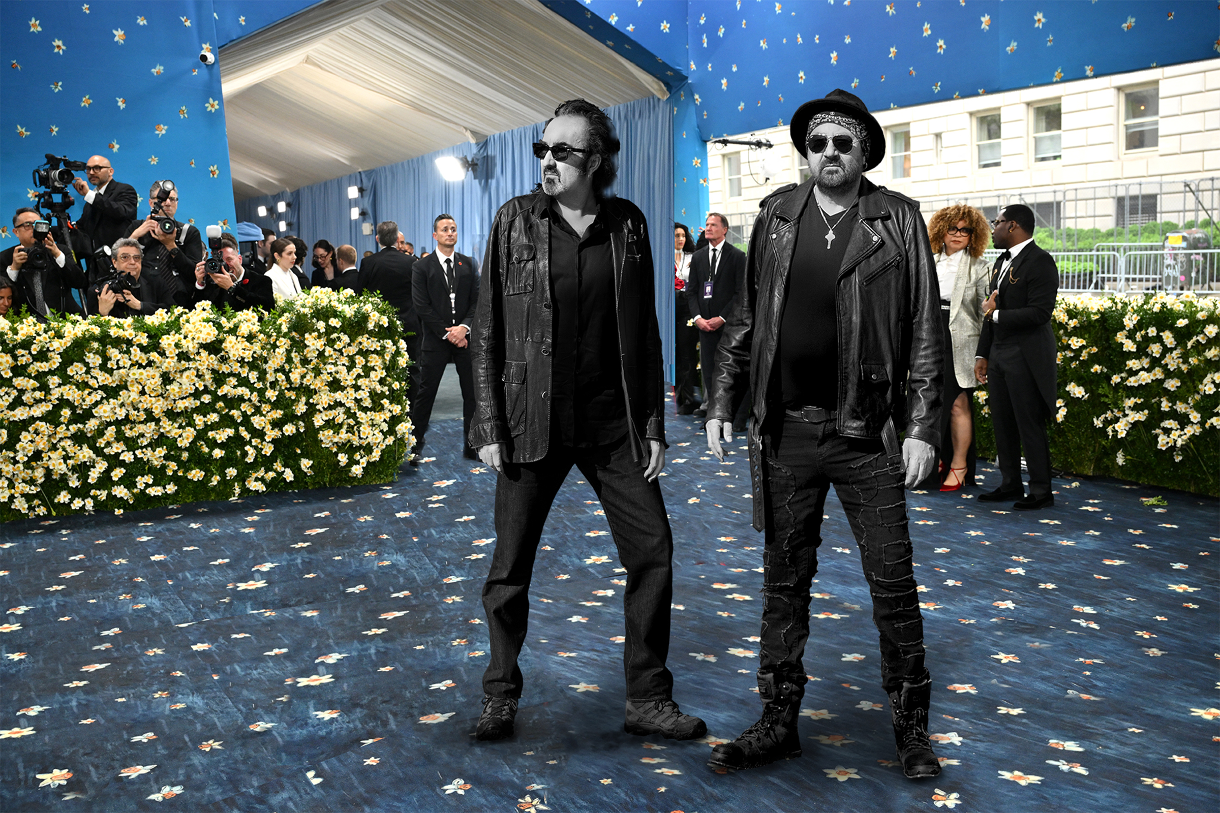 The Bolshoi Brothers make rare public appearance at 2025 Met Gala.